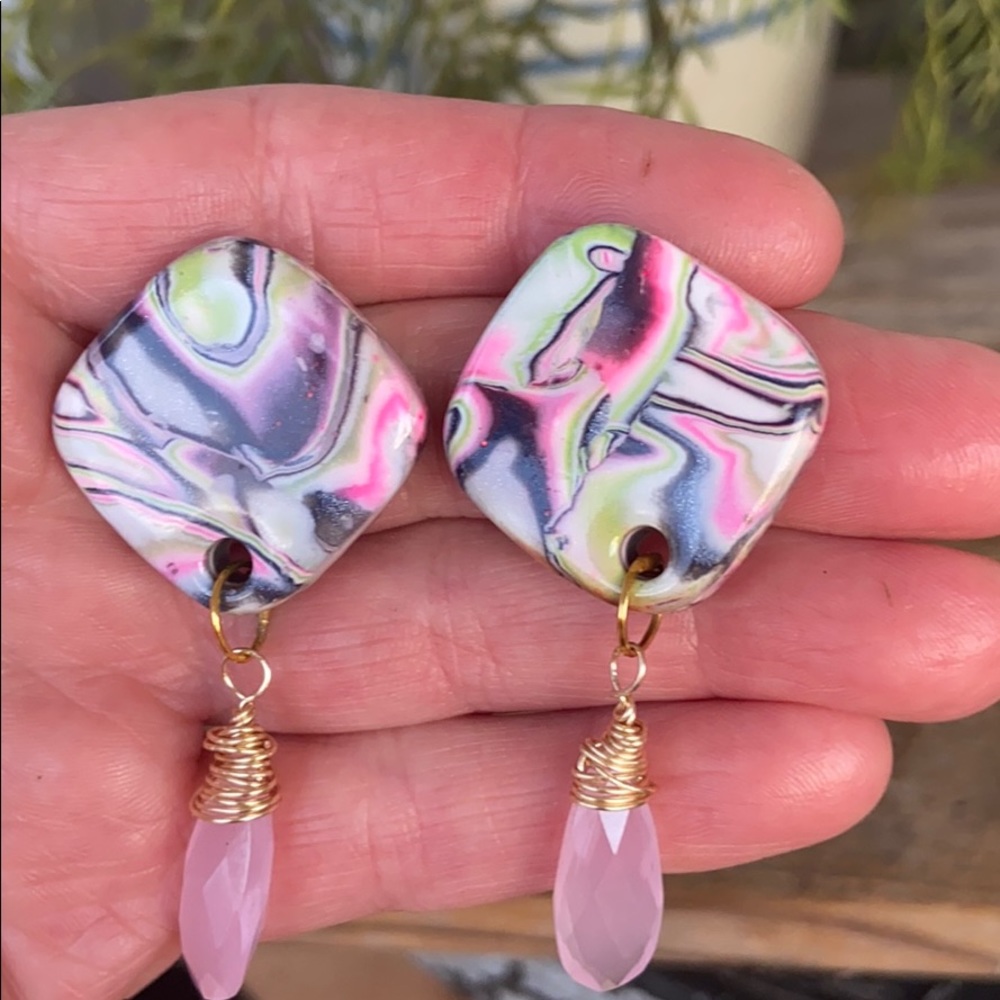 ABSTRACT ROMANCE Earrings - Picture 7 of 7